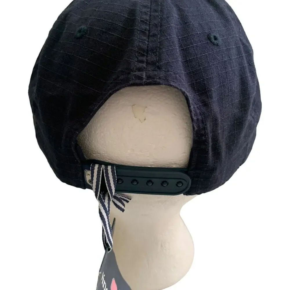 Vineyard Vines Script Patch Logo Ripstop Snapback Adjustable Hat Cap Brand New